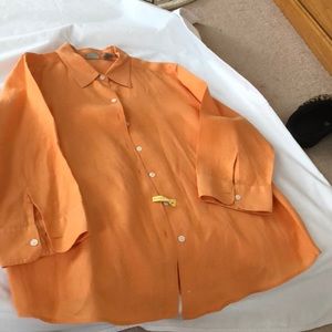 LL Bean linen shirt - dry cleaned